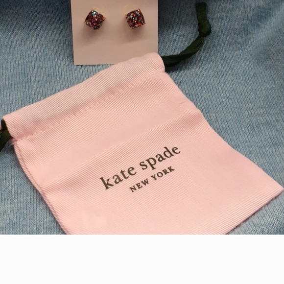 Kate Spade Multicolored Glitter Earrings NWT - Picture 4 of 9